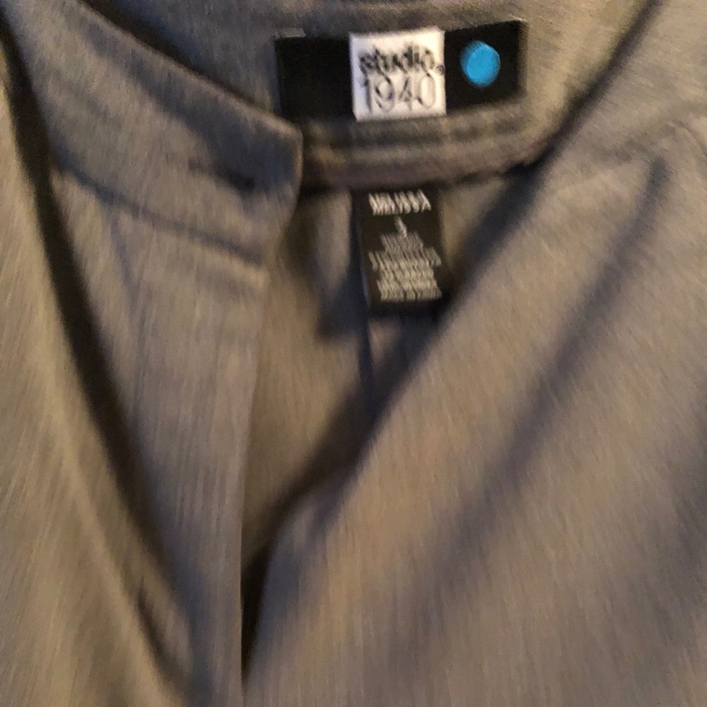 Gray trousers